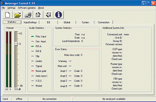 ATEIS FRANCE logiciel de contrôle MESSENGER